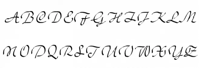 JD Royal フォント 大文字