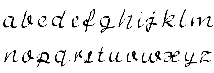 JD Royal Font LOWERCASE
