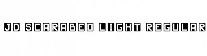 JD Scarabeo Light Regular  Frei Schriftart Herunterladen