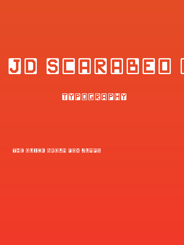 JD Scarabeo Light Regular Poster