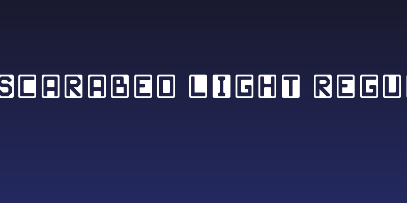 JD Scarabeo Light Regular Social Header