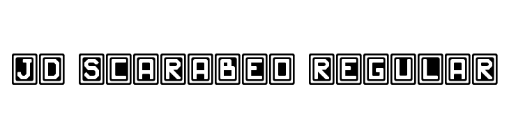 JD Scarabeo Regular Font