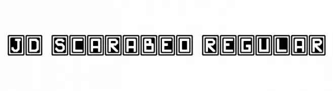 JD Scarabeo Regular  font caratteri gratis