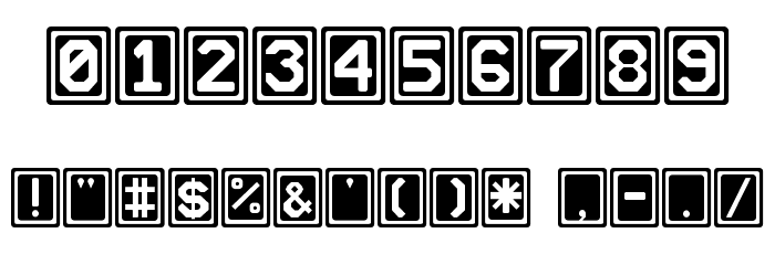 JD Scarabeo Regular Font OTHER CHARS