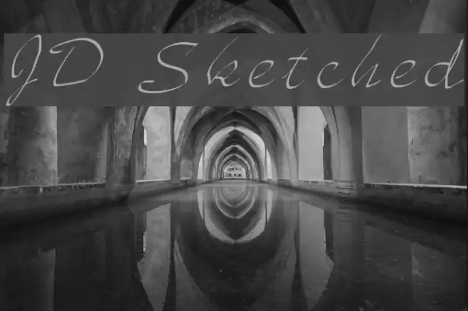 JD Sketched Font examples