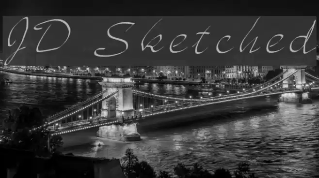 JD Sketched Font examples