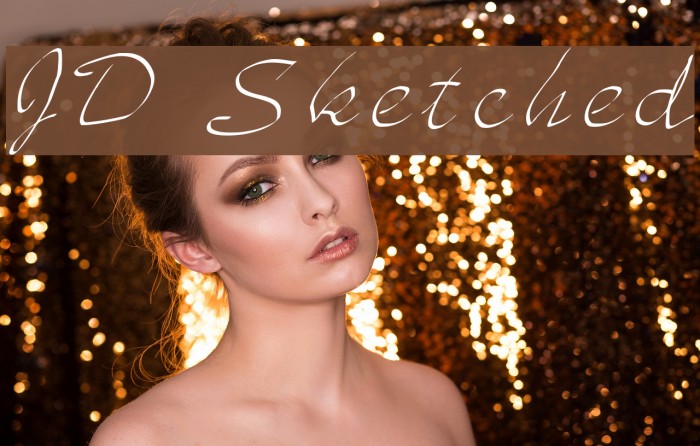 JD Sketched Font examples