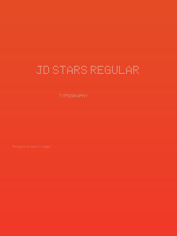 JD Stars Regular Poster