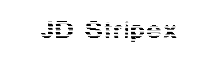 JD Stripex  Frei Schriftart Herunterladen
