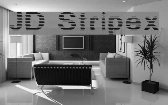 JD Stripex Font examples