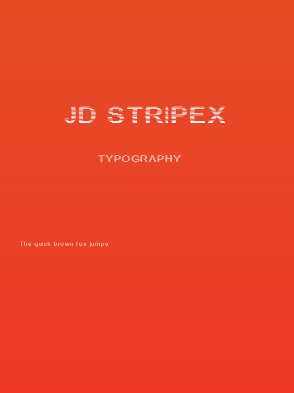 JD Stripex Poster