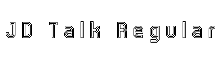 JD Talk Regular Font