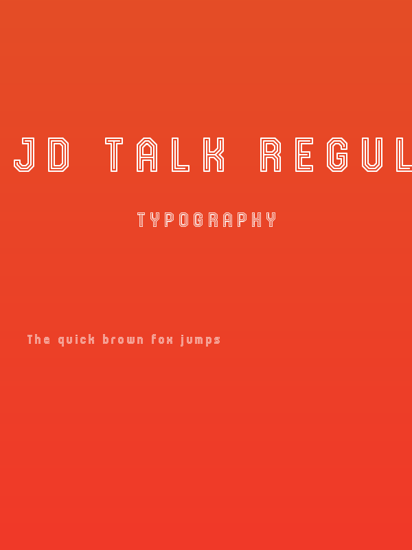 JD Talk Regular Poster