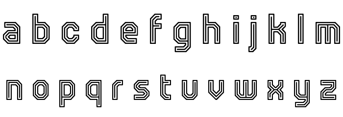 JD Talk Regular Font LOWERCASE