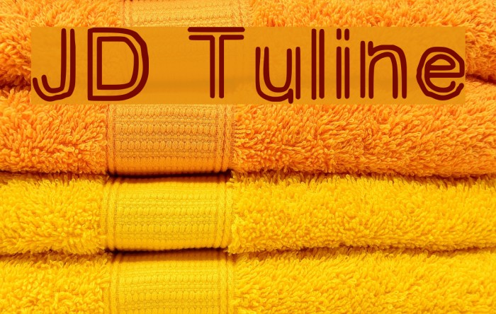 JD Tuline Font examples