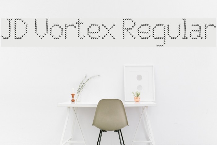 JD Vortex Regular Font examples