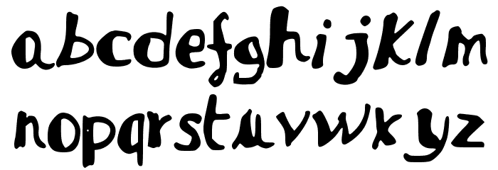 JDFabiola Font LOWERCASE