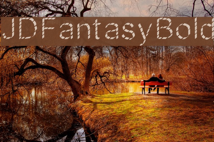 JDFantasyBold Font examples