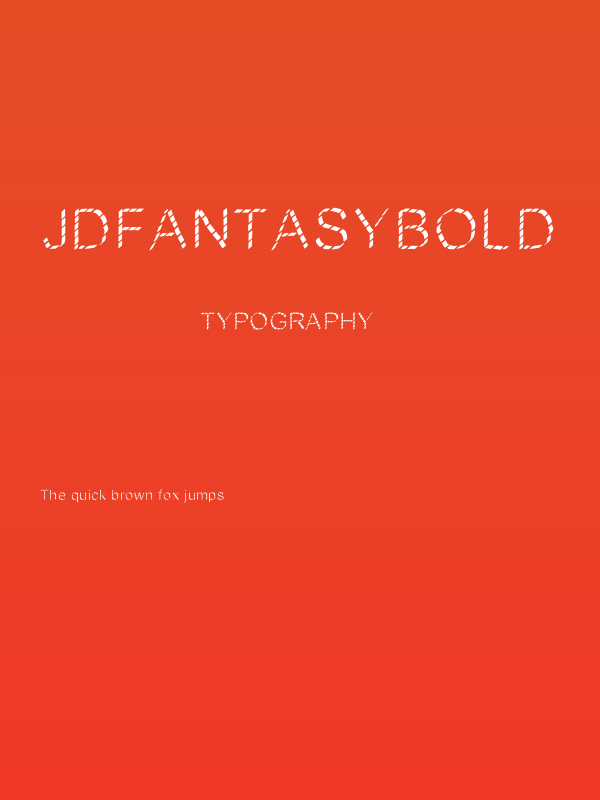 JDFantasyBold Poster