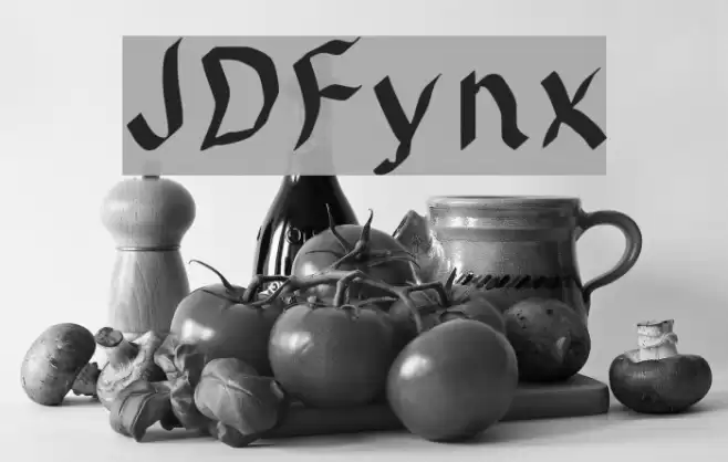 JDFynx Font examples