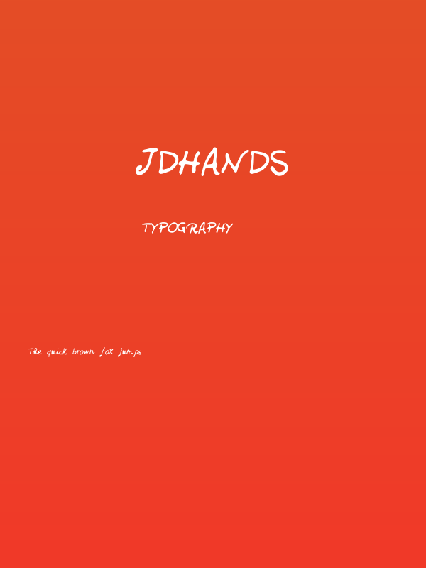 JDHands Poster