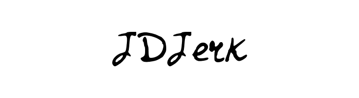 JDJerk  Free Fonts Download