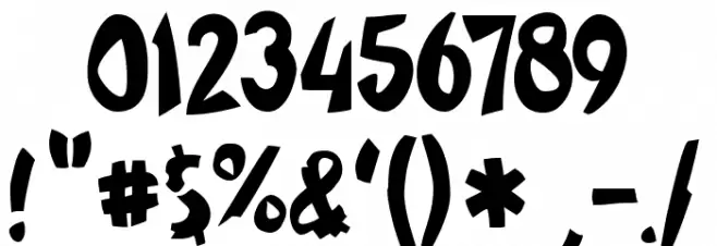 JDK Gratsch of Apana Font OTHER CHARS