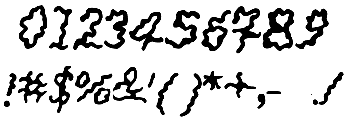 JDLucrezia Font OTHER CHARS