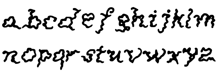 JDLucrezia Font LOWERCASE