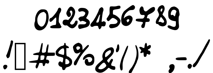 JDRossella Font OTHER CHARS