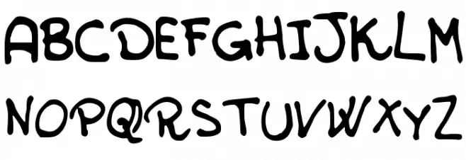 JDRossella フォント 大文字