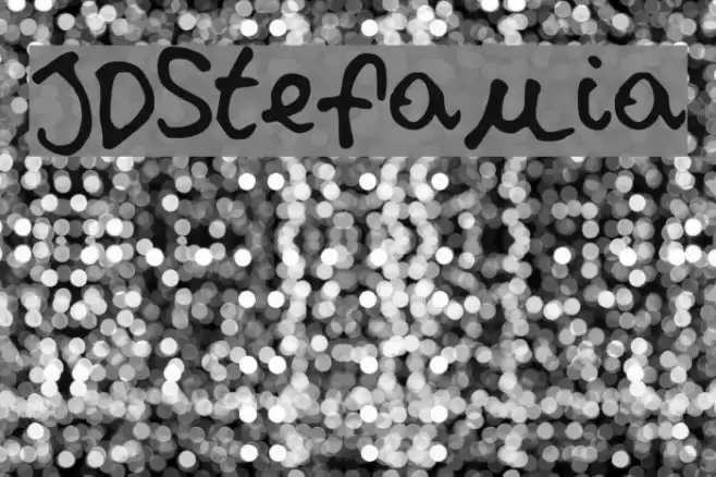 JDStefania Font examples