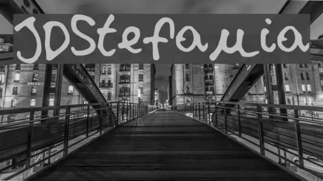 JDStefania Font examples