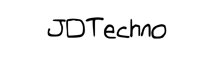 JDTechno Font