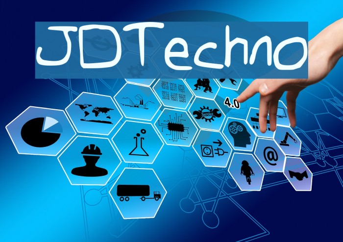 JDTechno Font examples