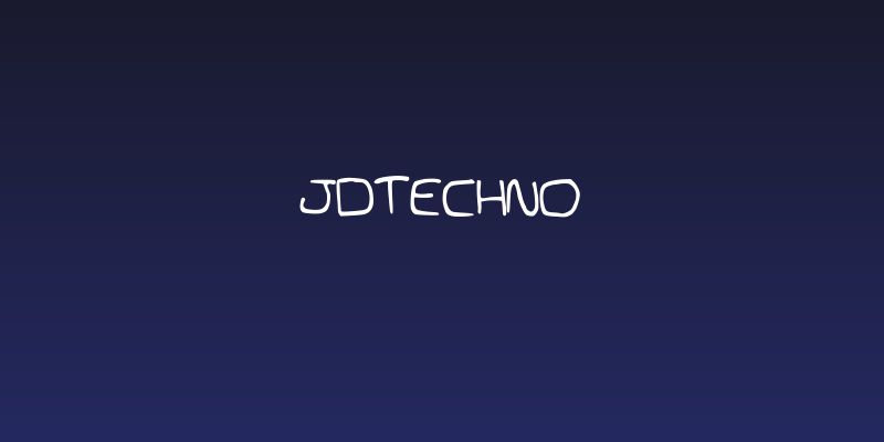 JDTechno Social Header
