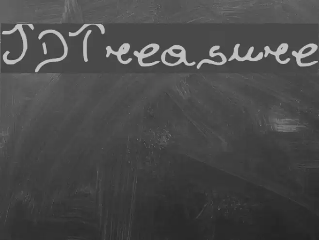 JDTreasure Font examples