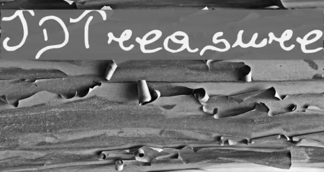 JDTreasure Font examples