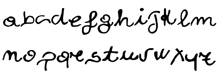 JDTreasure Font LOWERCASE