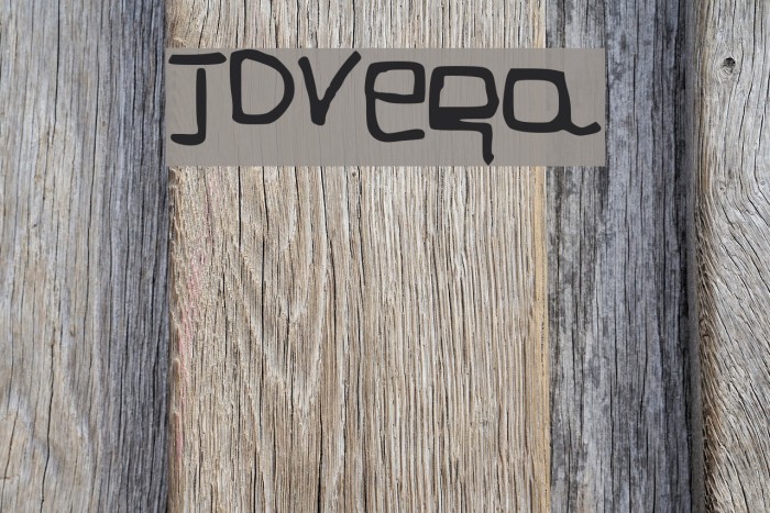 JDVega Font examples