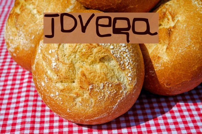 JDVega Font examples