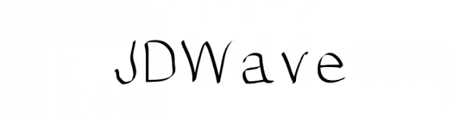 JDWave  フリーフォントのダウンロード