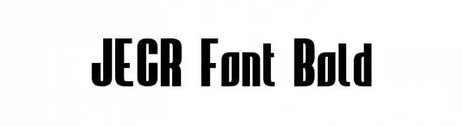 JECR Font Bold  フリーフォントのダウンロード