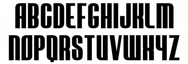 JECR Font Bold Fonte MAIÚSCULAS