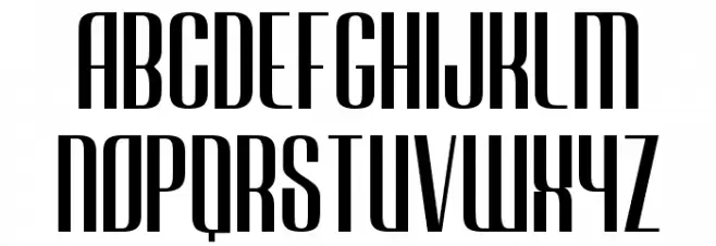 JECR Font Light Schriftart Groß