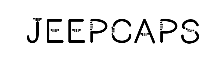JEEPCAPS  नि: शुल्क फ़ॉन्ट्स डाउनलोड