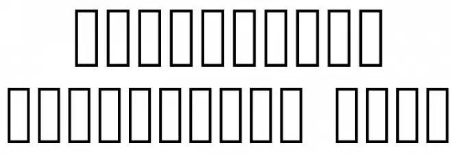 JEEPCAPS Font OTHER CHARS