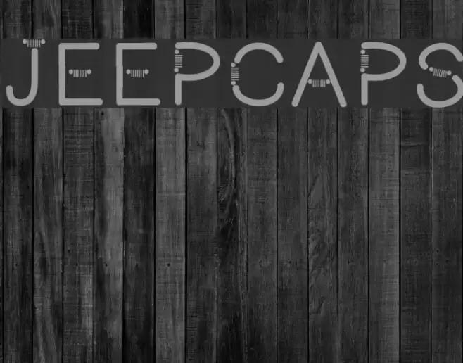 JEEPCAPS Font examples