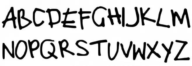 JEH Font UPPERCASE