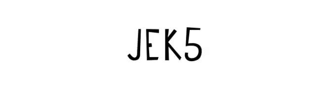 JEK5  नि: शुल्क फ़ॉन्ट्स डाउनलोड